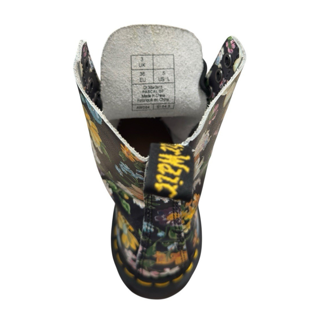 Dr. Martens 1460 Pascal Darcy Floral Leather Combat Boots Sz 36/5-5.5M - Picture 5 of 8